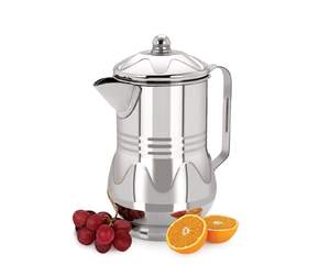 Jarra de Acero Inoxidable Aislada para Servir Agua y Jugos con Tapa y Asa, Acabado Premium, Jarra Aqua Spiral - Product Image 2