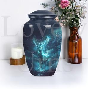 Urna de cremación para ciervos, grande y con diseño que evoca la esencia, recuerdo duradero para cenizas humanas, urna conmemorativa decorativa para homenaje y recuerdo. - Product Image 2