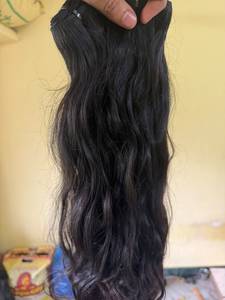 Extensiones de Cabello Humano Ondulado de 20 Pulgadas, 100% Cabello Humano Natural Indio Sin Procesar, Paquetes de Cabello Sin Caída Ni Enredos - Product Image 4
