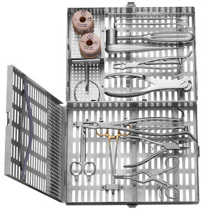 Orthopedic Minor Set Medium Set Bone Animal Pet Tray Tool of Veterinary 19Pcs Medical Ortho Spine Surgery by <b>Blush</b> Surgical - Product Image 1