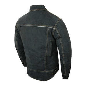 Chaqueta vaquera lisa de alta calidad para hombre, chaqueta vaquera informal de alta demanda para hombre - Product Image 4