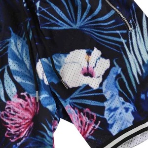 Custom Casual Solid Sublimation Double <b>Layered</b> 100% Polyester Canvas Breathable Anti-Wrinkle Quick Dry Drawstring Closure Shorts - Product Image 5