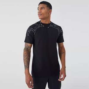 Camisetas Americanas de Moda para Hombre con Estampado de Diamantes, Estilo Hip Hop, Diseño Gráfico DTG, Manga Corta, Ropa de Diseñador para Hombre - Product Image 1