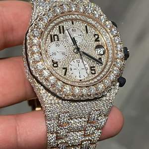 Reloj de Diamantes VVS de Alta Calidad, Nuevo, con Diamantes Cultivados en Laboratorio, Joyería de Moda, Reloj con Incrustaciones de Diamantes - Product Image 2