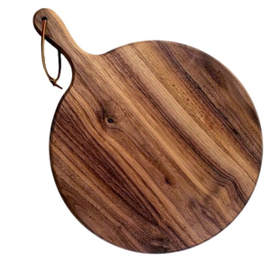 Planche à découper ronde en bois gravée sur mesure, écologique et durable, passe au lave-vaisselle - Product Image 1