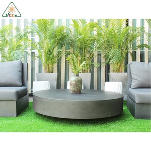 Mesa de centro de hormigón ligera de diseño moderno multiusos con parte superior impermeable perfecta para muebles para el hogar - Product Image 3