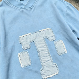 T-shirt vintage noir délavé surdimensionné pour homme, streetwear, 100% coton, décontracté, écologique, séchage rapide, respirant, coupe ample, été - Product Image 2