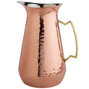 Jarra de Agua Desechable de Cobre Puro de Alta Calidad Bold Blossom, Acabado Pulido Brillante, Asa Decorativa, para Oficina, Exteriores, Té - Product Image 4