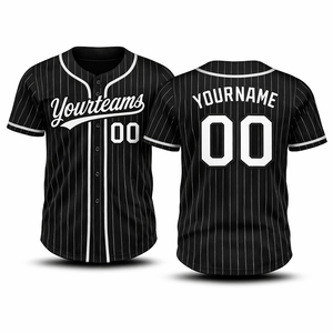 Camisetas de Béisbol Personalizadas para Jóvenes y Adultos, 100% Poliéster, Transpirables, para Equipos Escolares, Clubes, Ligas, OEM, Marca Privada - Product Image 1