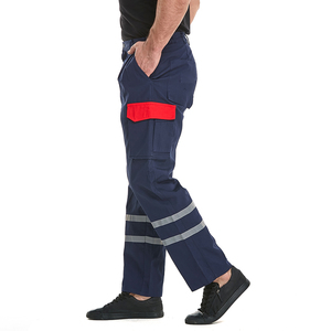 Pantalones de Trabajo Reflectantes, Transpirables e Impermeables de Alta Visibilidad con Múltiples Bolsillos para Hombre, Pantalones de Seguridad para la Construcción - Product Image 3