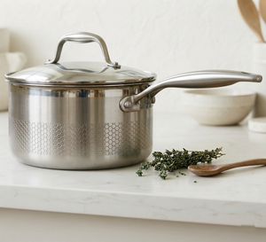 High Selling Stainless Steel Sauce <b>Pan</b> Cover for <b>Induction</b> Cooker Metallic Handle Kitchen Cookware Pot Commercial Use - Product Image 2