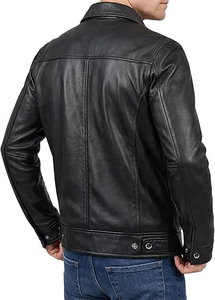 Vestes en cuir de haute qualité pour hommes/femmes, look tendance et mode quotidienne, style streetwear, vestes d'hiver - Product Image 4