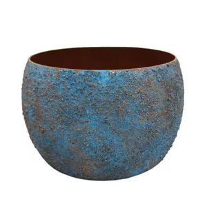 กระถางต้นไม้สีเขียวอ่อนสำหรับใช้ในร่มสำหรับตกแต่งสวนงานแฮนด์เมดออกแบบได้ตามต้องการ - Product Image 4