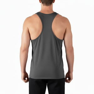 Camiseta Deportiva Slider de Alta Calidad, 100% Algodón Ecológico, Transpirable, para Gimnasio, Culturismo, Sin Mangas, para Hombre - Product Image 5