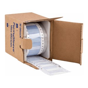 Brady PermaSleeve Heat Shrink <b>Cable</b> <b>Labels</b> 1/2 in Dia 3 in Core UV Resistant BOPP - Product Image 1
