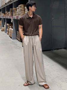 Camisa Polo Casual de Manga Corta para Hombre, Color Sólido, para Ir al Trabajo, Estilo Business de Verano - Product Image 4