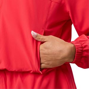 Shorts coupe-vent pleine longueur respirants deux pièces personnalisés en gros coupe-vent pour femmes à carreaux patchwork 3D lettre coupe-vent pour femmes - Product Image 5