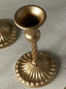 Portavelas de hierro, soporte de hierro forjado de una sola cabeza, portavelas de boda, portavelas de metal pintado - Product Image 2