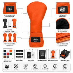 Manufacture <b>Golf</b> Head Cover Classic Style Durable Fabric Club Protection And Easy Carry Material Design <b>Golf</b> Driver Head Cover - Product Image 4