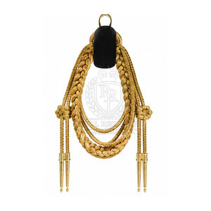 Aiguillettes élégantes avec cordons d'épaule, couleurs personnalisées et détails décoratifs pour vêtements formels et professionnels - Product Image 6