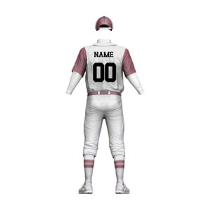 Maillots et pantalons de baseball unisexes personnalisables OEM, respirants, vierges, vente en gros, uniformes de baseball et de softball pas chers par sublimation BRG - Product Image 4