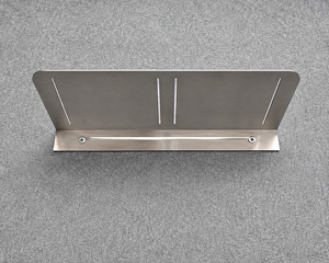 Estante de Baño de Esquina de Acero Inoxidable Cepillado con Doble Puerta, Ahorro de Espacio, Montado en Pared, con Bisagras, para Hogar y Hotel - Product Image 3