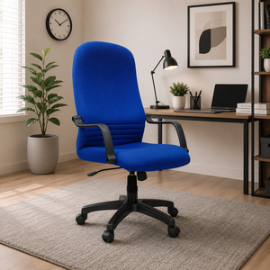 Silla de Oficina Ejecutiva Moderna de Tela KINSHA SCT-01 con Altura Ajustable para Dormitorio y Oficina en Casa - Product Image 1