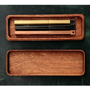 Customised Wood Elegant handmade Wood Pen Pencil <b>Box</b> For Office Gel Pen Ball Pen Packaging <b>Box</b> & Storage <b>Box</b> At Lowest Cost - Product Image 1