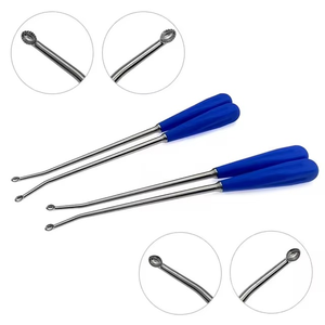 Cureta Ósea UBE Premium con Punta Serrada Izquierda y Derecha, Acero Inoxidable, Herramientas Quirúrgicas Reutilizables para Ortopedia y Columna Vertebral, CE ISO - Product Image 1