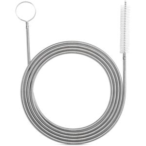 Spazzola per Pulizia Tubi in Acciaio Inox da 61 Pollici, Extra Spessa con Molla Rinforzata, Flessibile con Fori Sottili Curvi - Product Image 1