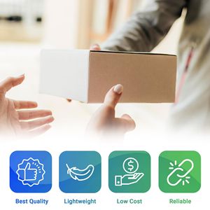 Paquete 100 Cajas de cartón corrugado marrón 7x5x5 Almacenamiento móvil Organizador doméstico para libros Artículos para el hogar Cajas de embalaje de correo - Product Image 5