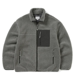 Nueva Chaqueta de Invierno de Forro Polar Sherpa con Diseño Personalizado, Color Sólido, Cierre de Cremallera, Cuello Alto, Corte Holgado, Manga Larga - Product Image 3