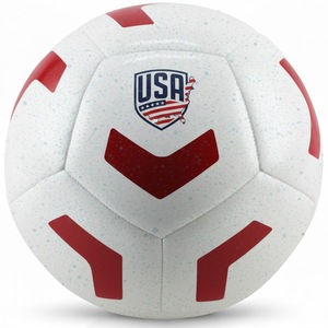 ลูกฟุตบอลขนาด 3 ทำจาก PVC เคลือบ 12 แผ่น สำหรับฟุตบอล สามารถสกรีนโลโก้ได้ เป็นมิตรกับสิ่งแวดล้อม ทนทาน เหมาะสำหรับเด็กนักเรียนและผู้เริ่มต้น - Product Image 1