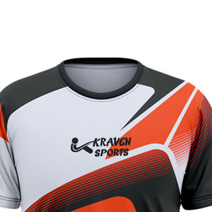 เสื้อกีฬาพิมพ์ลายแบบสั่งทำขายส่ง คอปกพับได้ ดีไซน์พิมพ์ลายเต็มตัว ระบายอากาศได้ดี - Product Image 4