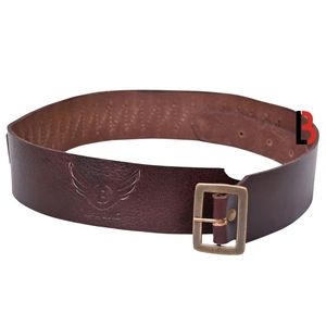 Étui vertical pour holster en cuir de mouton personnalisé avec boucle en acier et sangles réglables de 4,5 cm de largeur pour un port confortable - Product Image 6