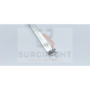 Lame d'opérateur manuelle en acier inoxydable pour microplastie, type Hoermann, largeur 18 mm, profondeur des dents 25 mm, pour chirurgie générale Surgiright - Product Image 6