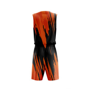 Tenues de basketball 100 % polyester personnalisées avec impression, ensembles de vêtements d'équipe respirants et options grandes tailles - Product Image 6