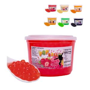 Ingredientes para Té de Burbujas con Bolas de Fruta de Lichi Explosivas, 950 g, Envase de Plástico - Product Image 3