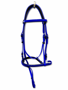 Bridon de cheval en PVC de qualité supérieure avec rênes en caoutchouc |   Ensemble de bridons d'équitation imperméables |   Équipement d'équitation durable - Product Image 4