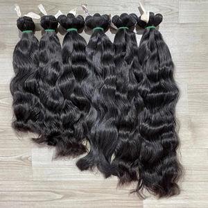 100% Raw Natural Wave Cabello humano indio Donante individual Cutículas vírgenes Alineadas Extensión de cabello sin enredos Precio al por mayor - Product Image 4