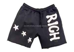 New Customizable Breathable Summer T-Shirt Shorts <b>Set</b> Crew Neck Seamless Fusing Heat-Transfer Printed Men's Casual Bes Satin - Product Image 6