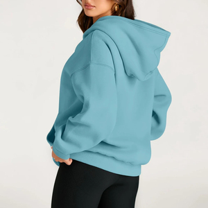 Servicio OEM, Nueva Llegada, Sudaderas de Mujer Elegantes de Secado Rápido y Alta Calidad, Sudaderas de Mujer al por Mayor con Nuevo Diseño, Sudaderas de Mujer de Color Sólido - Product Image 2