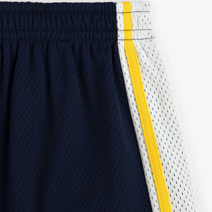 Top Trending Men's Unisex Colorblock Court Shorts Retro Basketball OEM Custom <b>Mesh</b> Embroidered Logo Lightweight Breathable - Product Image 5