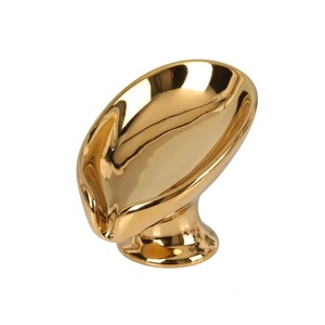 Elegant Style Brass Metal <b>Soap</b> Dish Gold Tone Countertop Bar <b>Soap</b> <b>Holder</b> For Bathroom Classic Home Decor Accessory - Product Image 3