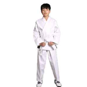 Traje de Karate Blanco Tradicional 100% Algodón Puro, Uniforme de Judo Profesional para Artes Marciales, para Entrenamiento y Eventos de Nivel Maestro - Product Image 6
