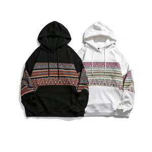 Sweat à capuche oversize en molleton bouclette 100 % coton de haute qualité, style streetwear, épais, imperméable, hiver, épaules tombantes, doublé, teint en pièce - Product Image 3