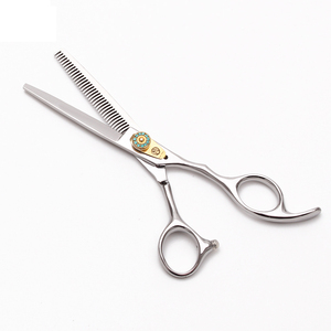 New Arrival Stainless Steel Texturing Thinning Scissors in Plasma Rose Gold Finish Best Custom Label Hair Thinning Scissors - Product Image 3