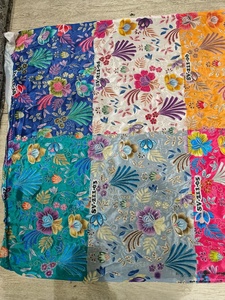 Tissu en crêpe brodé de qualité supérieure, textile de créateur pour la confection de robes féminines, matière pour vêtements ethniques, vente en gros, fournisseur OEM, exportateur Inde. - Product Image 6