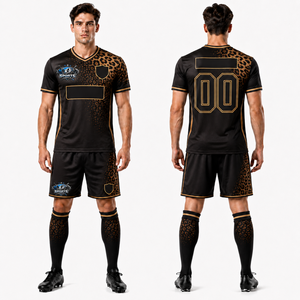 New Arrival <b>Soccer</b> Jersey Shorts Set Quick Dry Polyester Fabric Athletic Fit Comfort <b>Soccer</b> Kit Manufacturers - Product Image 1