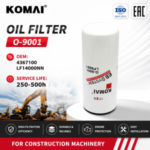 Filtro de Aceite KOMAI 4367100 LF14000NN  BD50000  SO10142  C-5710 803169358  53C0651 para KOMATSU PC400-7 - Product Image 1